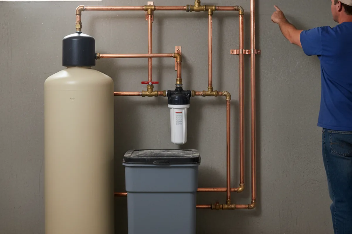 Whole-house water treatment system installed in Gap